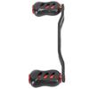 Fishing Reel Handle Carbon Fiber Double Handle Baitcasting Reel Rocker Arm 95mm Replacement for D S A Red