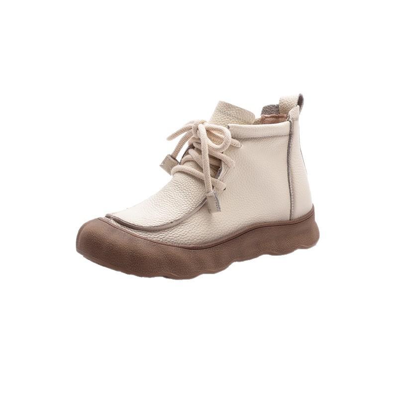 New Style Shoes, Retro Boots, Women's Boots, Soft Leather Boots, Soft-soled Boots, High-top Boots