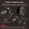  Gabbia a sgancio rapido SmallRig HawkLock per Sony Alpha 7 V 7R V 7 con piastra a sgancio rapido per presa Arca NATO QD compatibile con stabilizzatore DJI RS