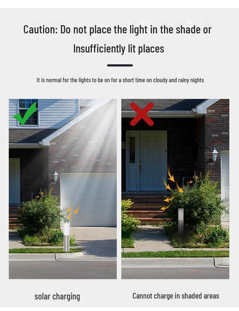 Wasserdichte Solar-Außenleuchte für Hof, Garten, Villa und Rasendekoration