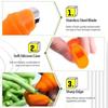 Picking Vegetable Thumb Knife Picking Pepper Bean Angle Iron Nail Picking Vegetable Picking Agricultural Picking Magic Tool