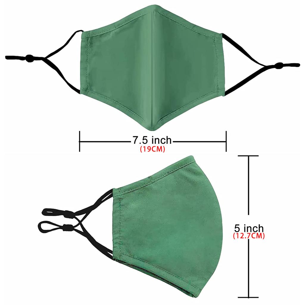 Kids Cloth Face Mask Washable Reusable Cute Children Face Masks Adjustable 3 Ply Face Cover For Girls Boys Pack Of 8