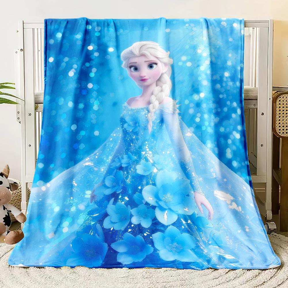 Cartoon Frozen soft Blankets blankets fluffy flannel thin Blanket Picnic Sofa Family Bedroom Children's Room custom blanket