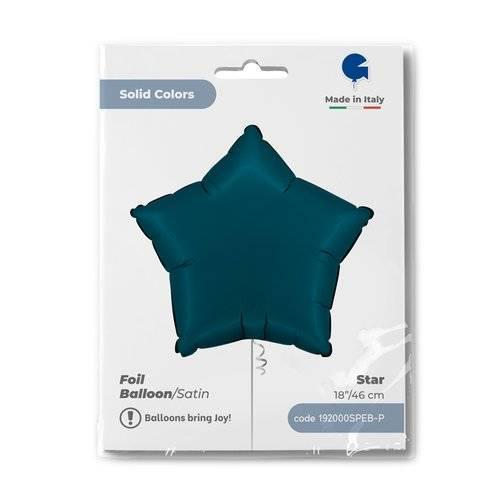 Foil Balloon - Satin Blue Sea Star 46 Cm, Grabo
