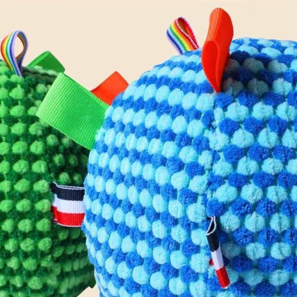Bite-resistant Plush Dog Vocal Toy Ball Creative Pet Shake Sound Toy  Grinding Teeth