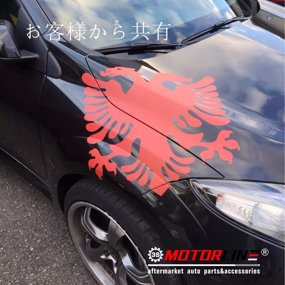 Pair Mirror Image 6" Black Scorpion Decal Bumper Sticker Car Vinyl