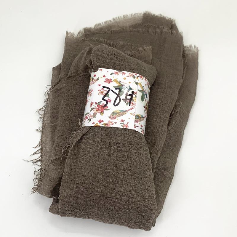 Women Cotton Scarf New Summer Girls Solid Color Sunscreen Thin Scarves Soft Shawl Foulard Viscose Spring Lady Wrap Shawls