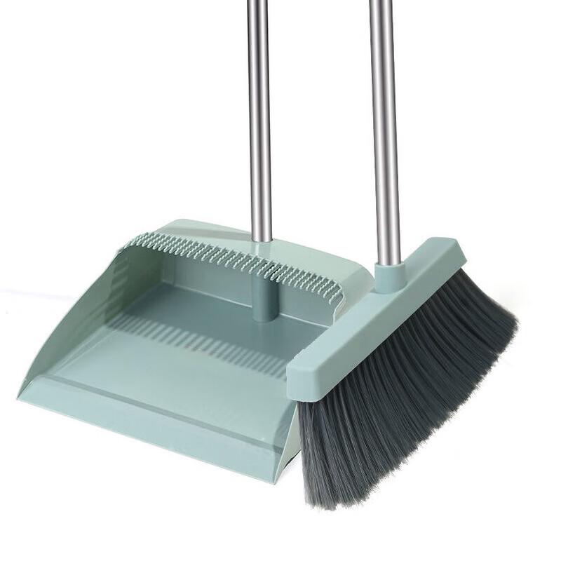 Long Handle Broom and Dustpan Set