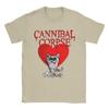 Vintage Cannibal Corpse Heart Cat TShirts for Men Round Collar Cotton T Shirts  Short Sleeve Tee Shirt Graphic Tops