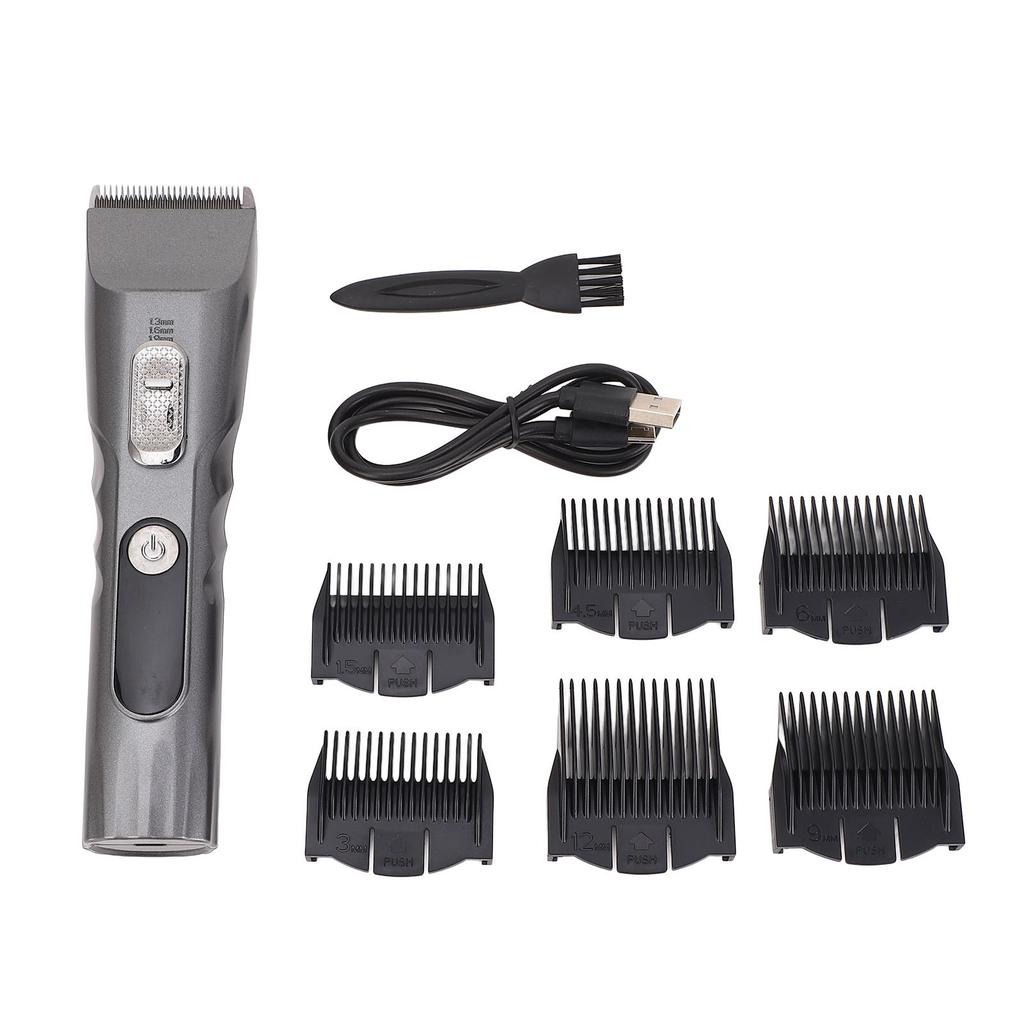 Electric Hair Trimmer R Shaped Head Powerful Motor Professional LED Display Hair Cutting Clippers