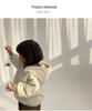 Korean Style Winter Kids' Thick Hooded Cotton Jacket & Pants Set for Girls