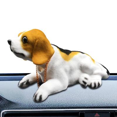 Koera Armatuurlaua Kaunistused Nukk-pea Kutsika Kuju Lauakaunistus Loov Armas Auto Salongi Armatuurlaua Kaunistus