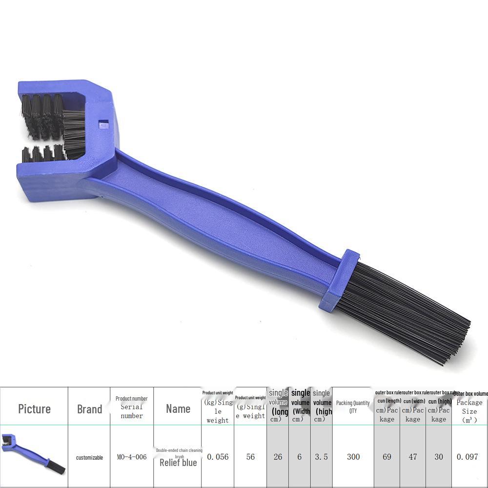 Motorcycle & Mountain Bike Chain Cleaning Set with Big Brush