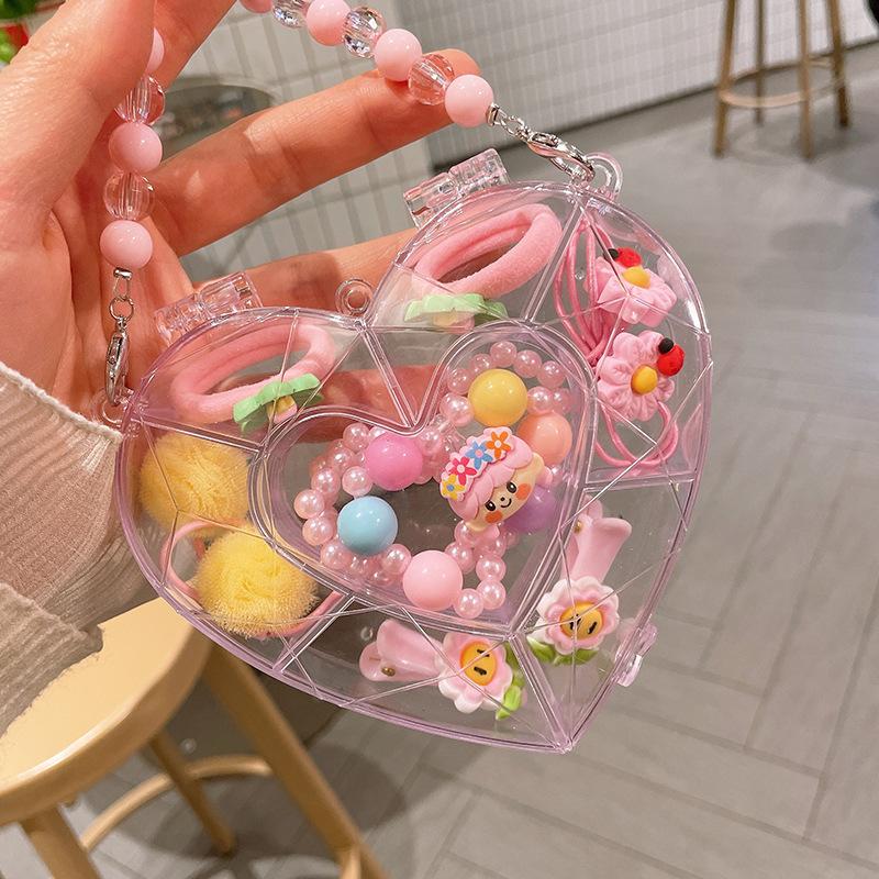 Children's Jewelry, Baby Cartoon Cute Fruit Pendant Bracelet Set, Birthday Gift Box