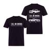 7.3 IDI Diesel Truck T-Shirt 2-Sided Vintage Line Art Classic Pickup Tee