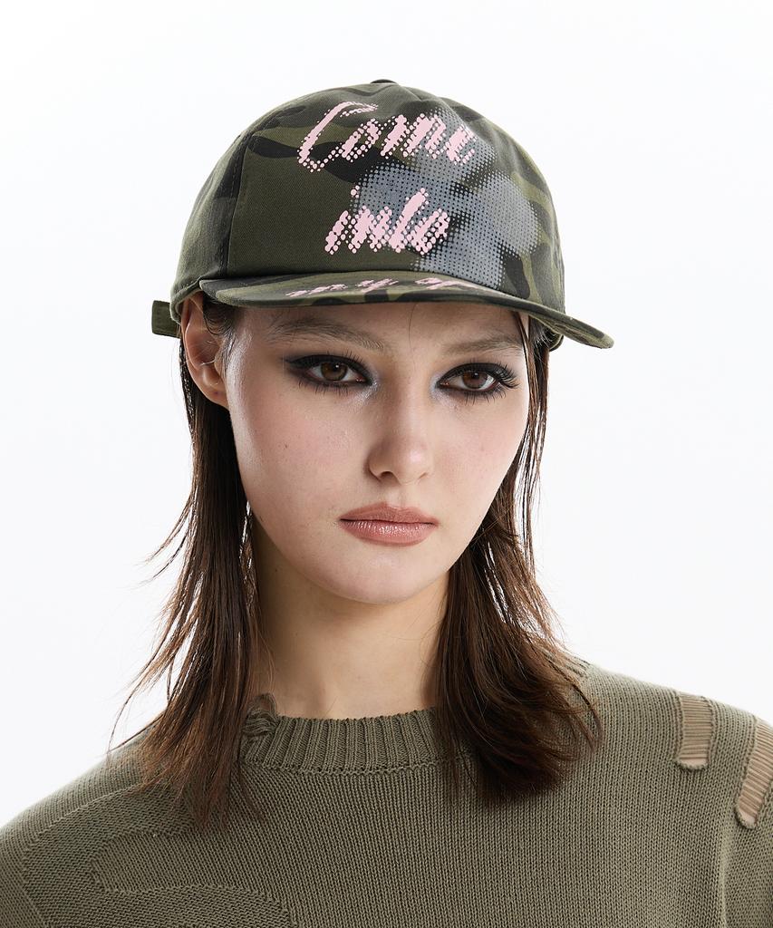HOODHOOD Clover Logo Cap Camo