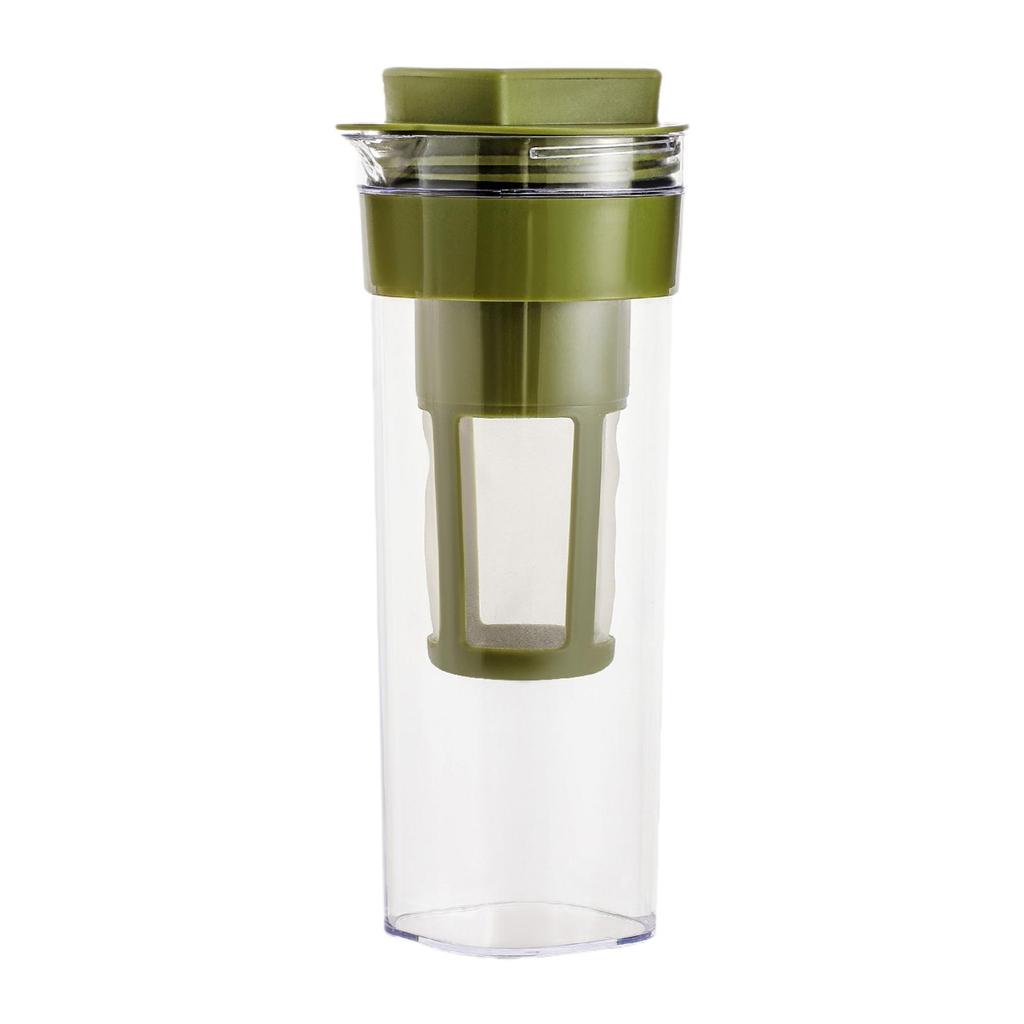 Cold Brew Coffee Maker Kitchen Gadgets Reusable Beverage Container Tea Pot for Hiking Camping Office Picnics Outdoor Activities