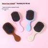 Portable Mini Boar Bristle Hair Comb: Wet & Dry, Airbag Design for Scalp Massage