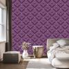 Geometric Diamonds Wallpaper Purple and Plum for Living Room and Bedroom 50x1000