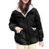 Women's Winter Warm Cotton Jacket Single Breasted Zipper Jacket