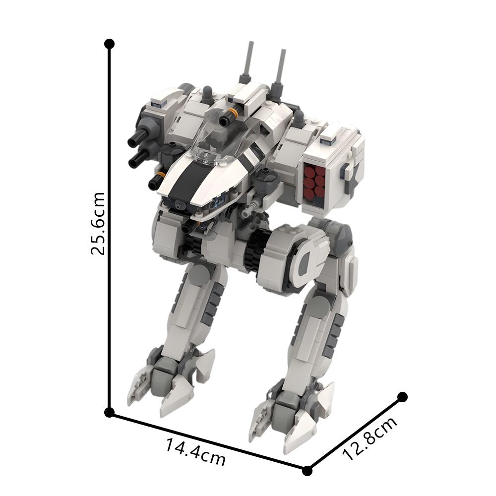 Non-Toxic Gobricks Moc-213341 Battlemech Osiris Building Blocks Toys Gifts