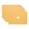 20Pcs/Set Mini Card Envelopes Pearlescent Paper Envelopes Business Greeting Cards Holder with Heart Pattern for Birthday Wedding