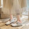 CRLAYDK Women Flat Shoes Casual Slip On Loafers Ladies Mary Jane Lightweight Leather Dress Mules Driving Mocs for Ladies