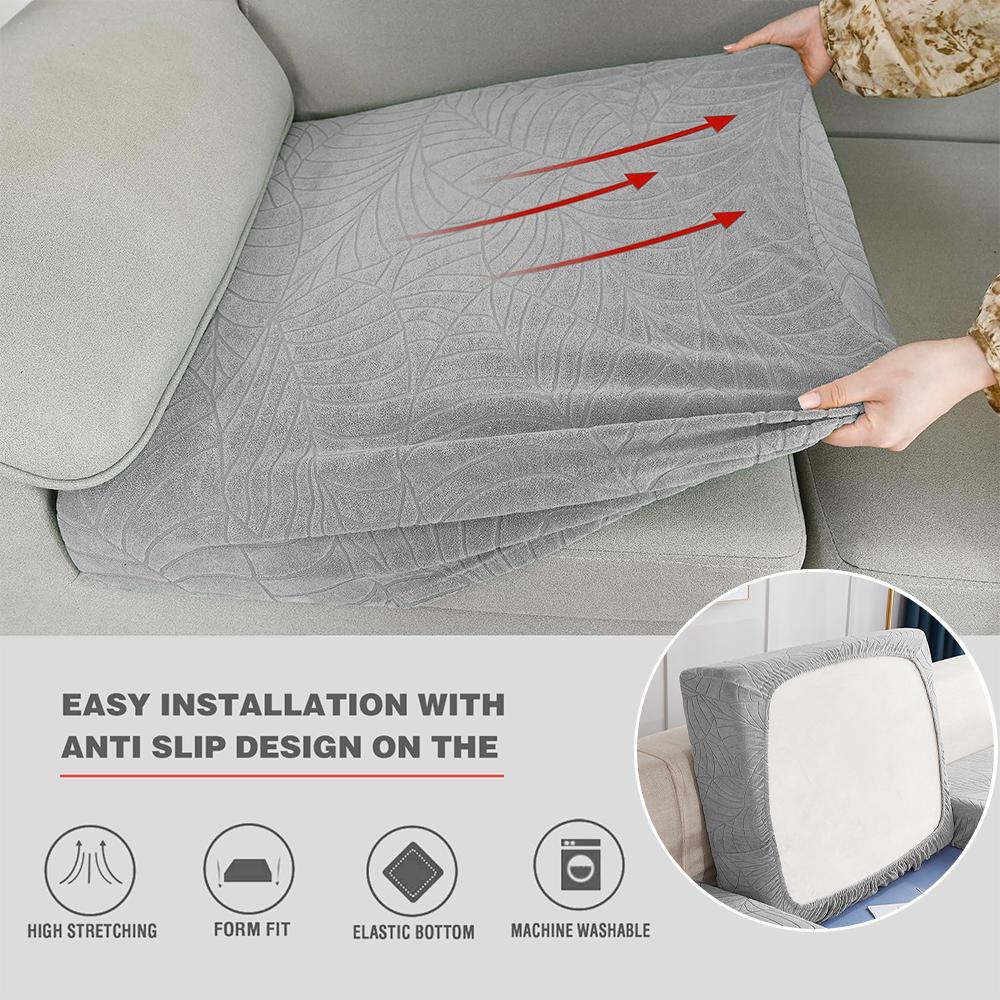 Waterproof Jacquard Sofa Covers Elastic Sofa Seat Cover For Living Room Removable Sofa Slipcover Anti Pet Scratch