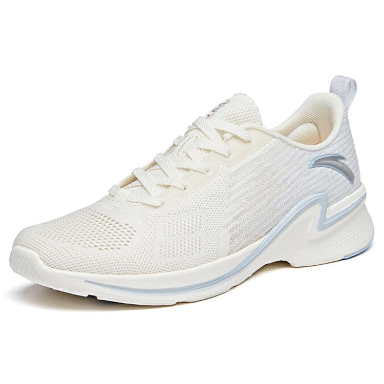 New Anta Hydrogen Run II Cushioned Wear Resistant Slip Resistant Low Top Running Shoes Women's White 122025540-4