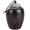 Japanese-style Ceramic Tea Pot with Lid Tea Container Portable Sealed Storage Tank Home Kitchen Candy Coffee Bean Storage Tank