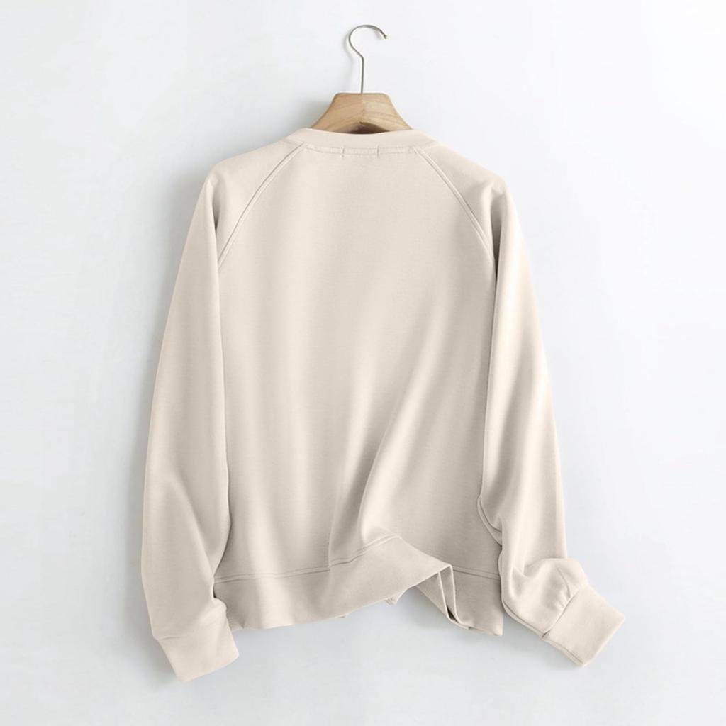 Women's Solid Color Liquid Cotton Loose And Versatile Single Breasted Casual Pocket Hoodie Jacket
