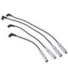 4-teiliges Zündkabelset 06A905409M 06A905409P Kompatibel für 3 A4 Seat ALTEO EXEO SKODA OCTAVIA VW GOLF 4 5 6 1.6 2.0