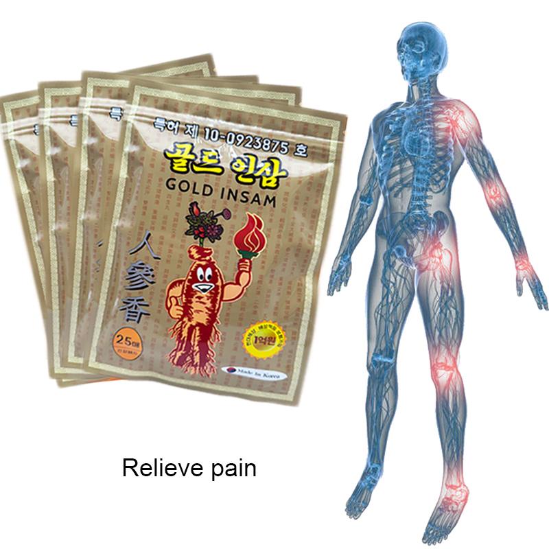 Ginseng Joint Pain Relief Patch Kräuterpflaster für Körper Rücken Knie Nacken Muskelschmerzen