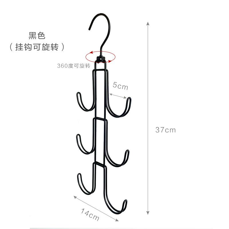 

1 шт. Металлический держатель для сумки для организации шкафа - Полированная отделка Органайзер для сумки с поворотным крючком на 360 градусов - Прочное компактное решение для хранения сумок 2pcs