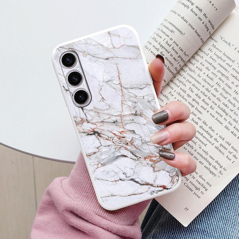 Case For Samsung A55 5G Back Cover Protective Silicone Funda Fashion Marble Stone Texture Coque For Samsung Galaxy A54 A56 Capa