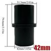 4X 42/60/75/80/90mm Car Heater Ducting Reducer Hose Outlet Tube Connector Heater Ducting Pipe Joiner For Eberspacher Webasto
