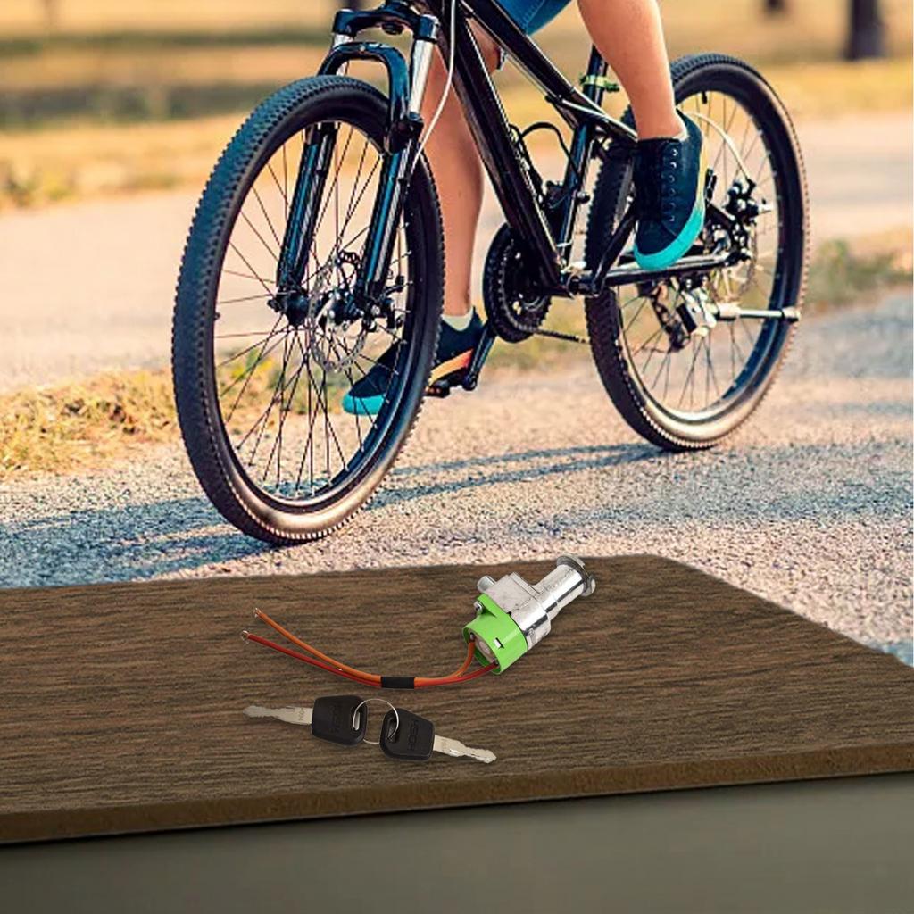 Motorcycle Electric Bike Ebike Battery Pack Box Lock Ensures Safety with 2 Keys