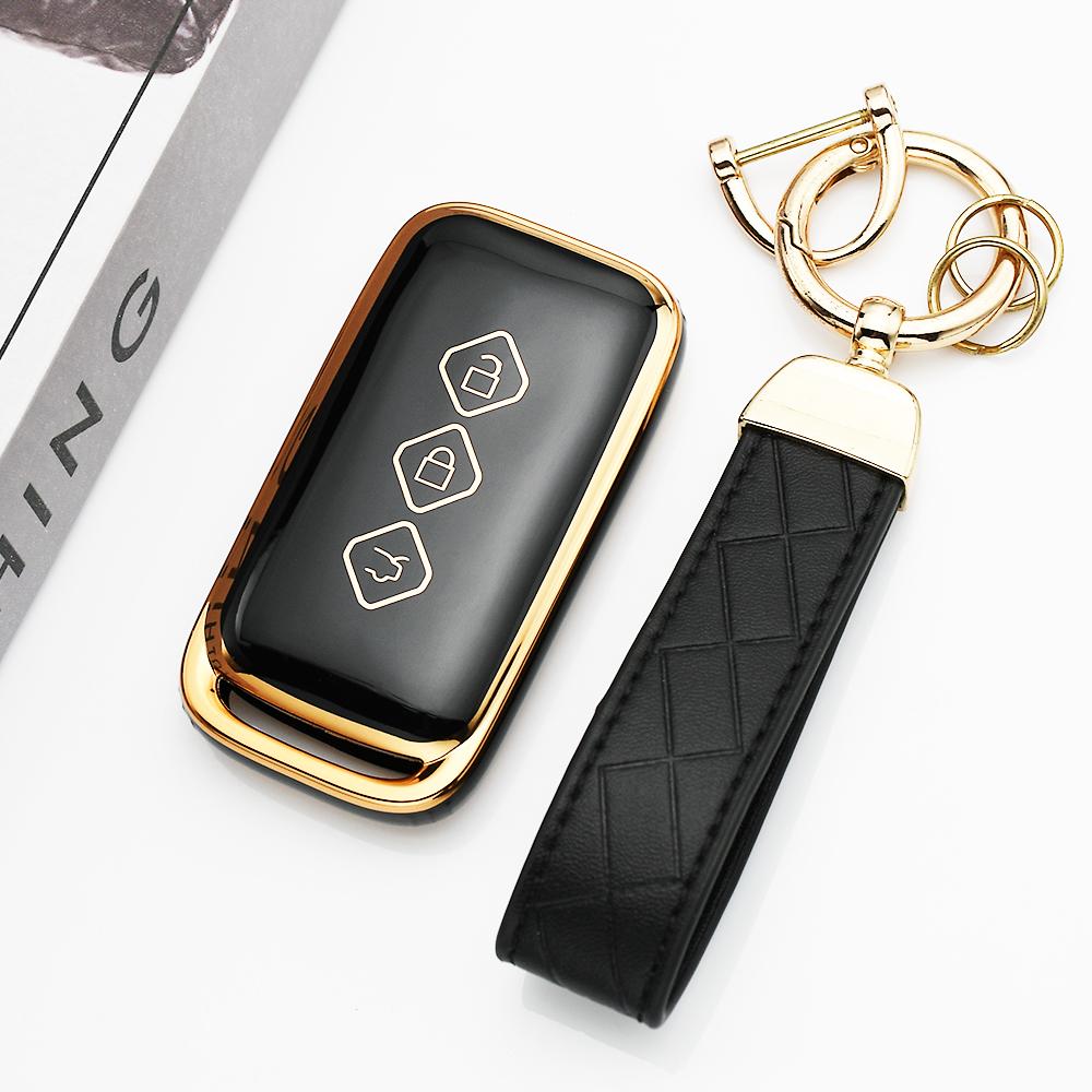 Auto Key Accessories For Wuling Hongguang S Baojun Rs 530 630 Chevrolet Aveo Trax Groove Captiva  Soft Tpu Flip Car Key Case