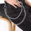 Adjustable Double Layer Punk Hip Hop Men's Pants Chain - Versatile European & American Fashion