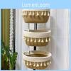 Wall Mounted Storage Basket With Cotton Weave For Dorm Room Organization And Household Use