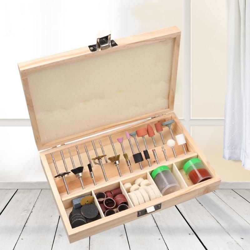 Professional Woodworking Rotary Tool Set 100pc Multifunctional Bits For Electric Sculpting Sanding Crafting Engraving