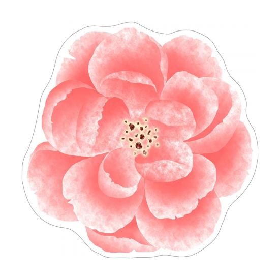 Floor Mat Large Size Non-Slip Backing 3D Floral Pattern Door Rug Easy Maintenance Floor Rug Home Living Room Bedroom Decoration