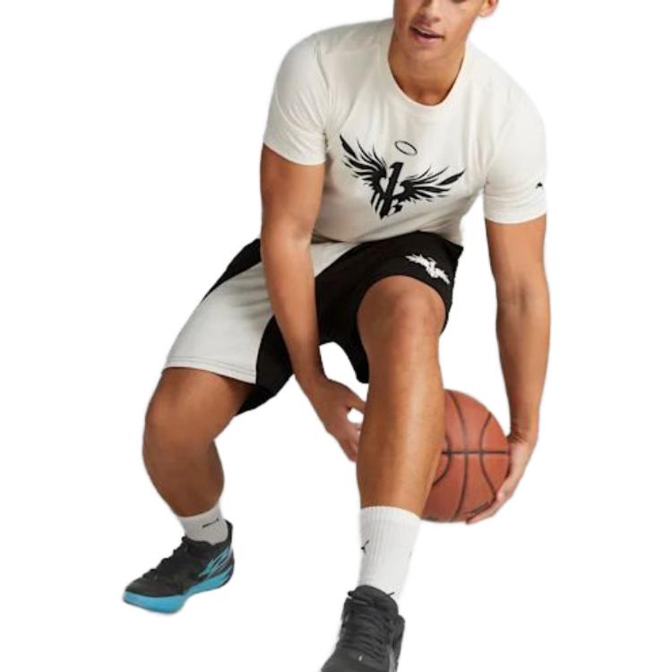 Puma X Melo Flare X Lamelo Ball Whispers Mb.03 Ss23 Тренувальні баскетбольні шорти Чоловічі шорти Чорний 621723-01
