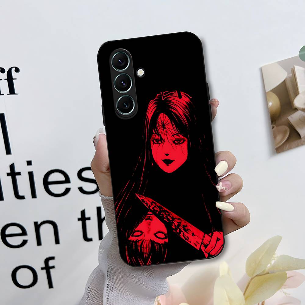 Junji Itos Tomies Phone Case For Samsung S 24 Fe 25 Ultra Plus 20 Lite 21 30 22 23 24 22 Ultra 5G Fundas