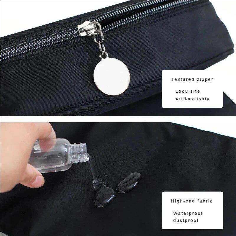 Kosmetická taštička Taštička na štětce Úložná taška Multifunkční Skládací Profesionální Kosmetická Úložná taška na líčení