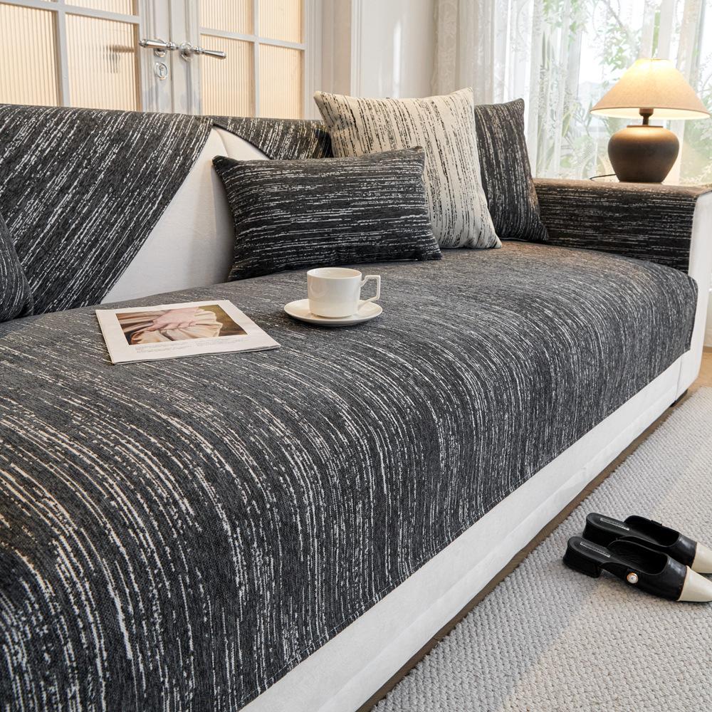 Chenille Sofa Cushion Four Seasons Universal Non-Slip Cushion Sofa Cover Advanced Sense Backrest Towel Cover Cloth