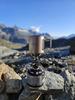 Boundless Voyage Titanium Mug, 420ml Single Cup, Titanium Cup, Camping Cup, Outdoor, Covered with Lid, Ti3025D