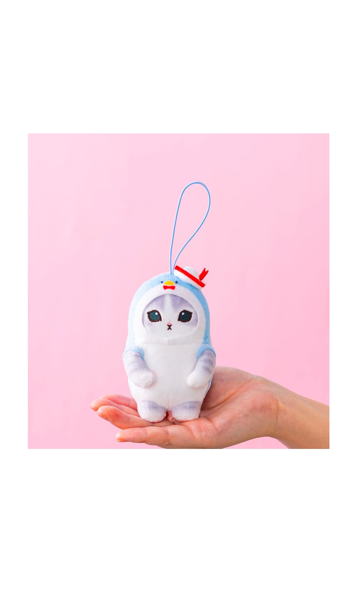 

Официальный плюшевый талисман-брелок Shark Nyan, 9 см, прибл.. (Смокинг)