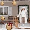 45/60CM PVC Inflatable Christmas Bell Balloon Large Holiday Decoration for Outdoor Garden Christmas Party Decor