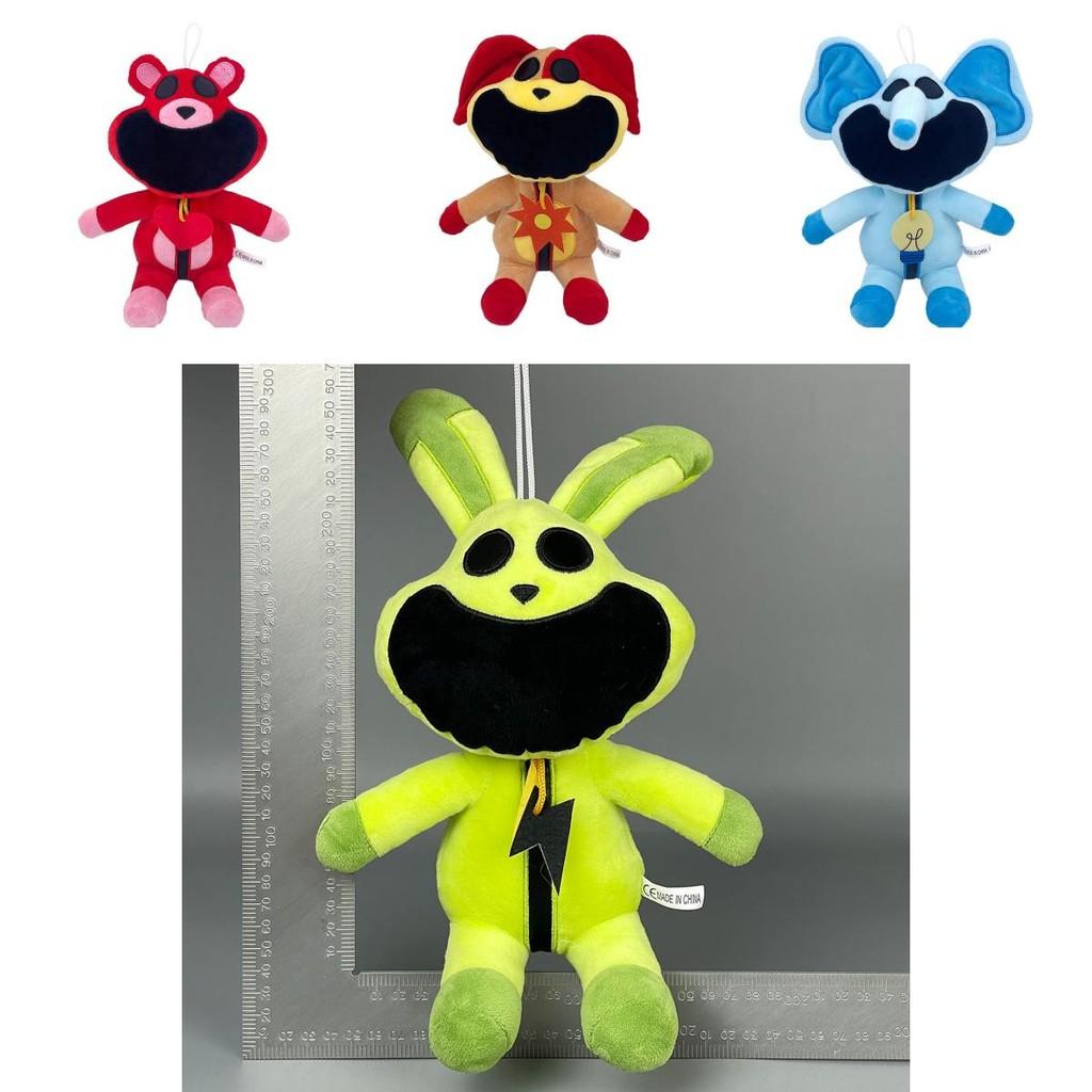 Smiling Critters Rabbit Plush Toy Adorable Cartoon Style 30cm Tall Customizable Design